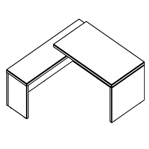 Стол руководителя ТЦТ 2220 (Л) (TСT 2220 (L)) TORR 220х200