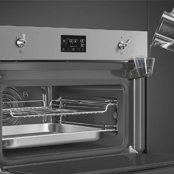 Духовой шкаф с пароваркой Smeg SO4302S3X