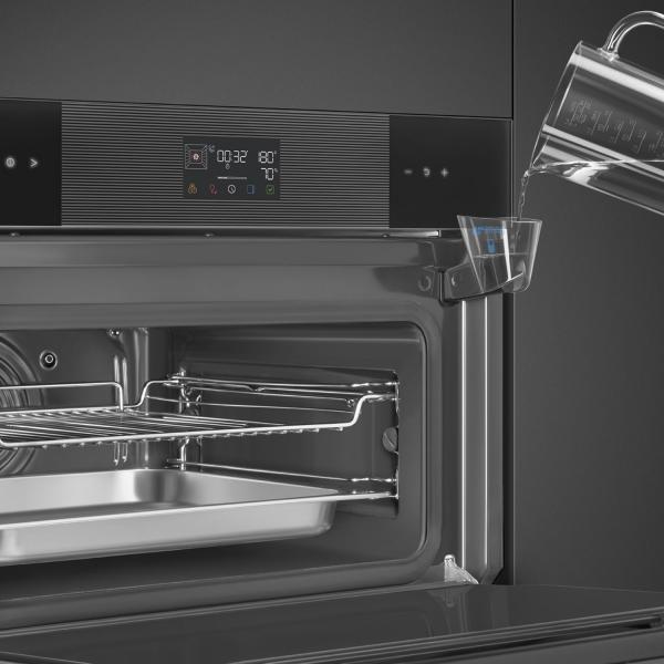 Духовой шкаф с пароваркой Smeg SO4102S3B3