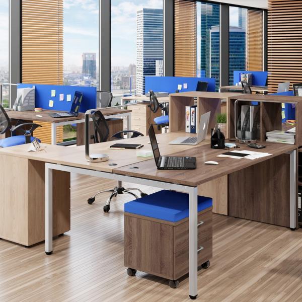 Кабинет на четыре рабочих места КХС3 XTEN С (XTEN-S)
